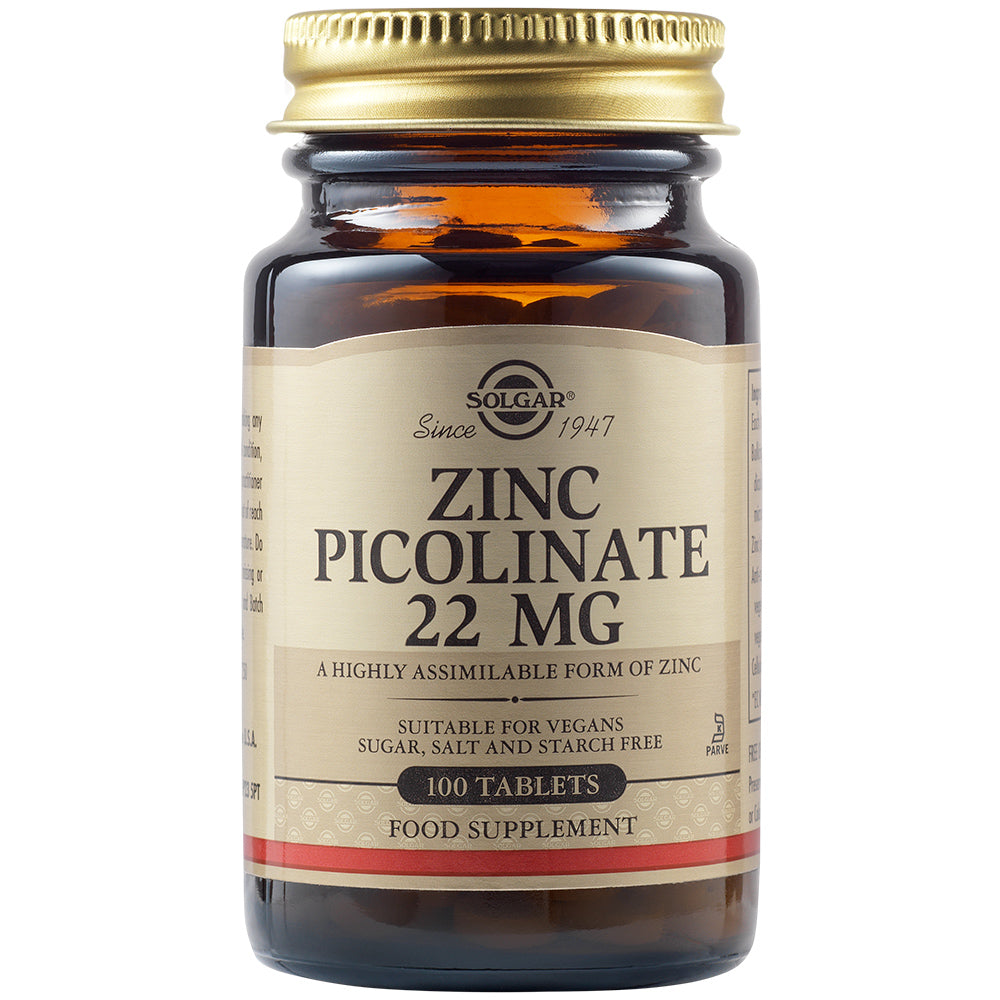 SOLGAR Zinc Piconolate 22mg