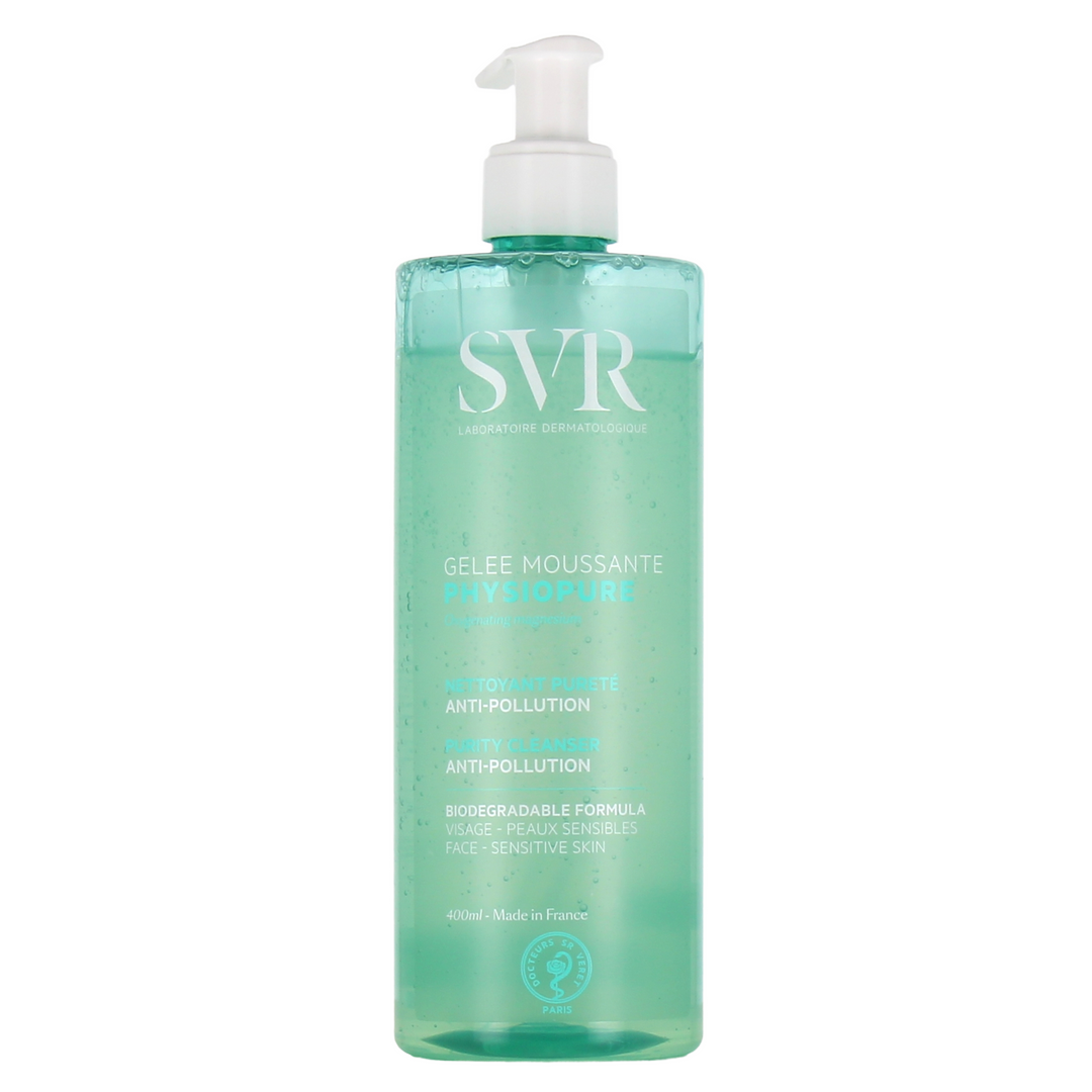 SVR PHYSIOPURE Gelée moussante Nettoyant anti-pollution 400ml