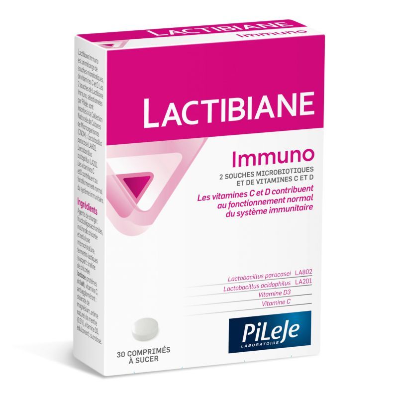 PILEJE LACTIBIANE Immuno 3 comprimés à sucer