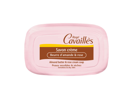 ROGE CAVAILLES Savon Crème beurre d'amande et rose 115g