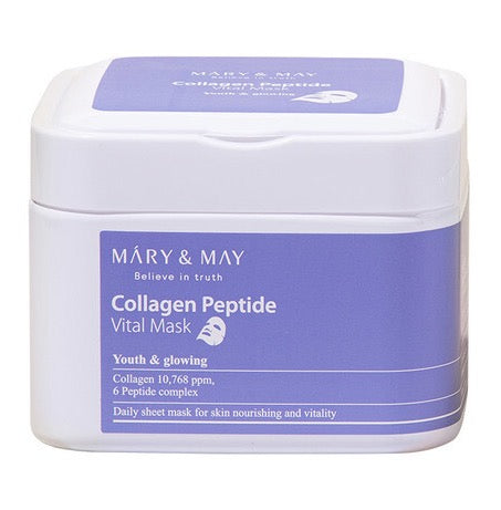 MARY & MAY - Collagen Peptide Vital Mask (30 pcs)