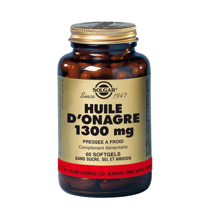 SOLGAR Huile d'Onagre 1300 mg 30 Softgels