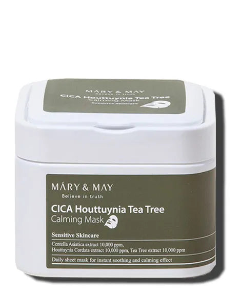 Mary&May - Cica Houttuynia Tea Tree  - Masque apaisant