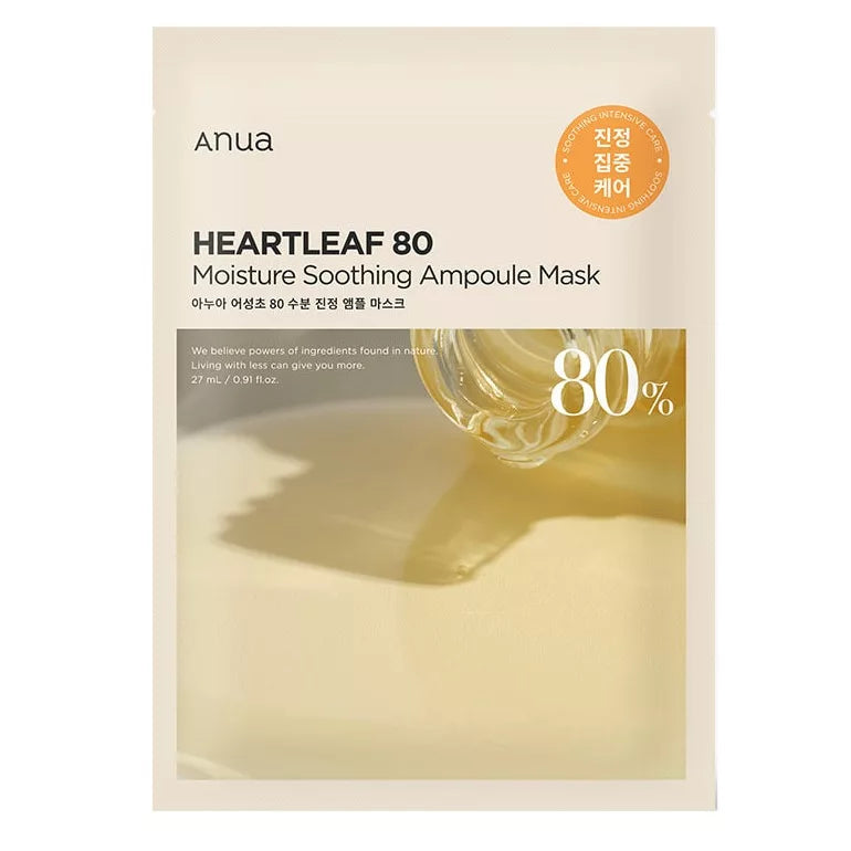 ANUA Heatleaf 80 Soothing Ampule Mask