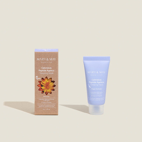 Mary&May - Calendula Peptide Ageless Sleeping Mask Mini - Masque de nuit