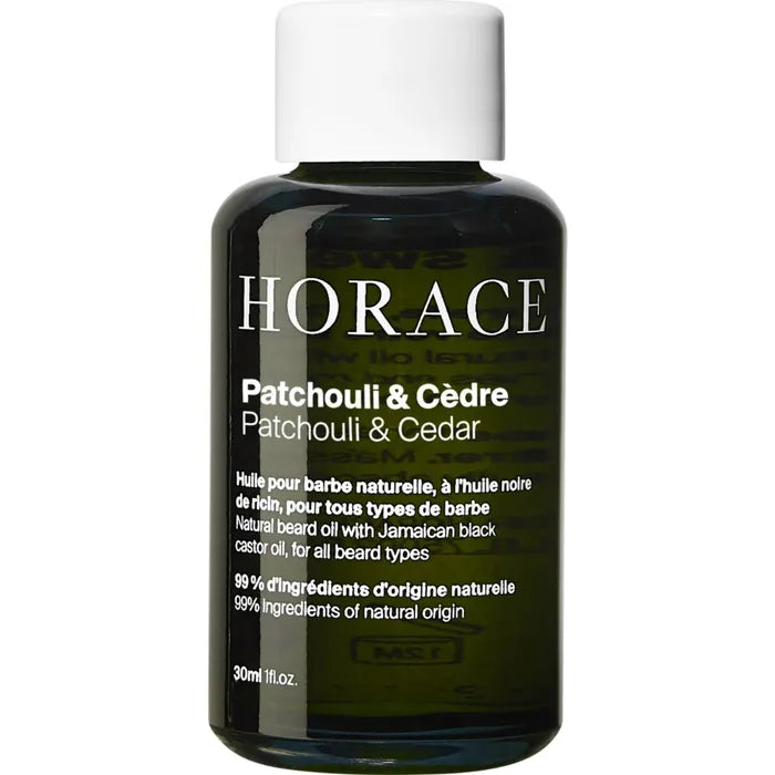 HORACE Huile à Barbe Patchouli et Cèdre 30ml