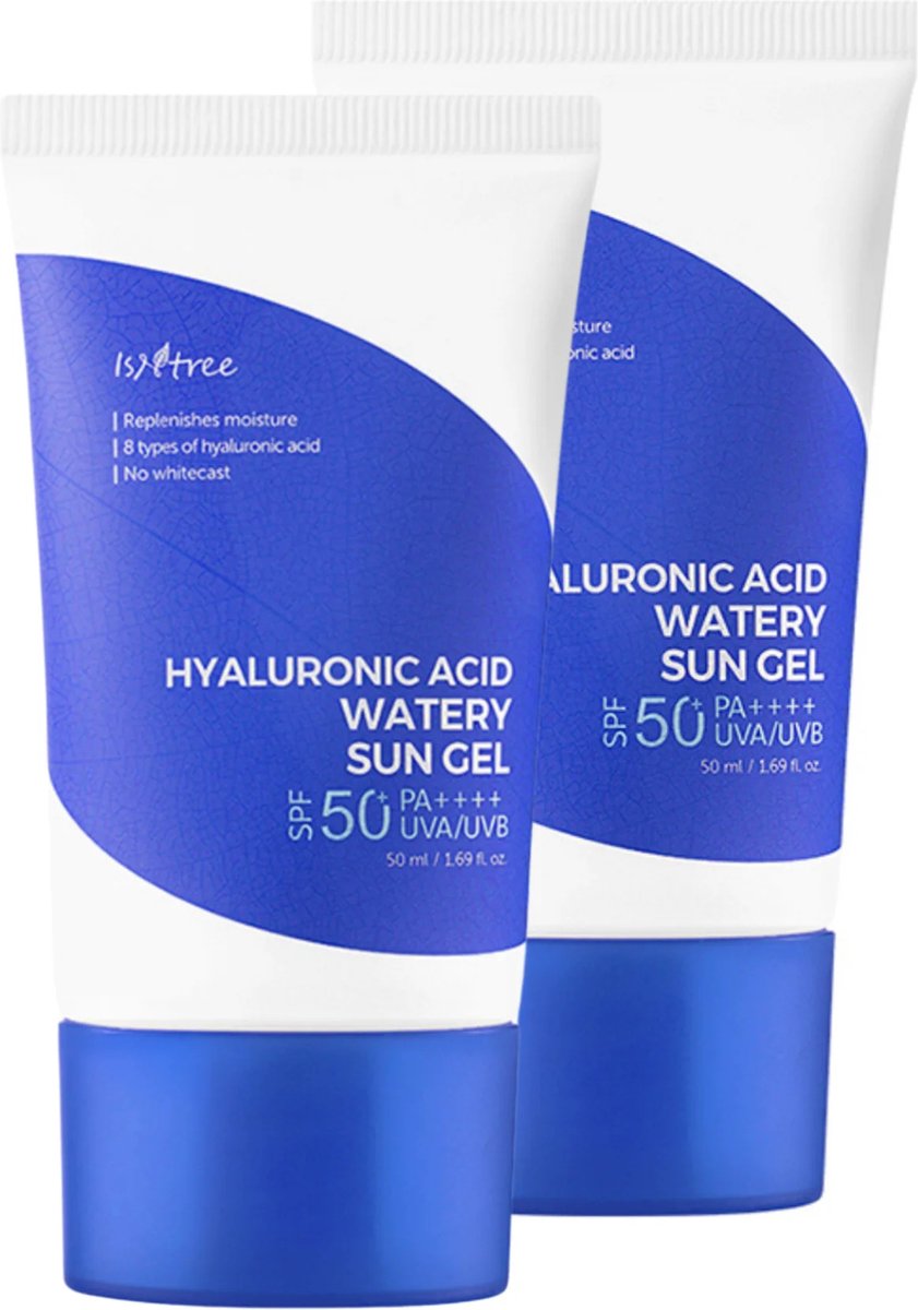 Isntree - Hyaluronic Acid Watery Sun Gel lot de 2 - Gel solaire SPF50 PA++++ UVA/UVB X2