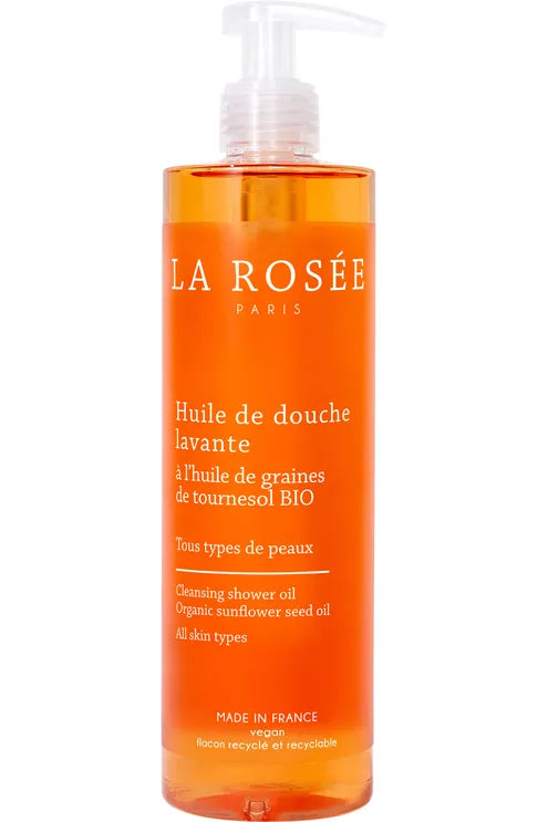 La Rosée huile de douche lavante à l'huile de graines de tournesol BIO