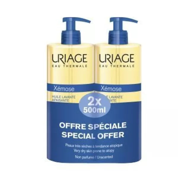 Uriage Xémose Huile lavante x2 500ml