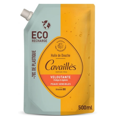 ROGE CAVAILLES Eco Recharge Huile de douche VELOUTANTE 500ML