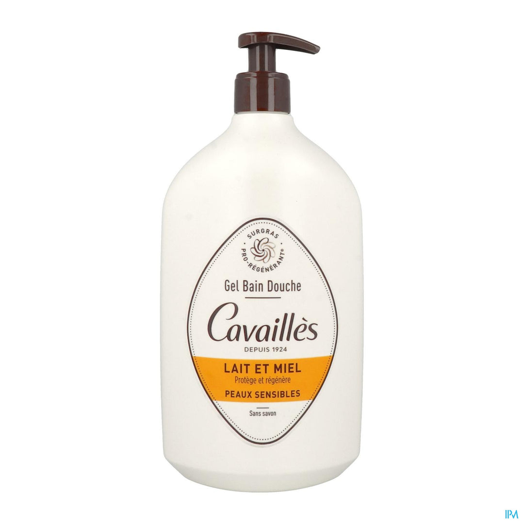 ROGE CAVAILLES Gel Bain Douche LAIT ET MIEL 1L