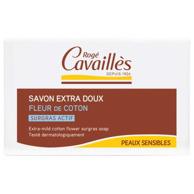 ROGE CAVAILLES Savon extra doux Fleur de Coton 250g