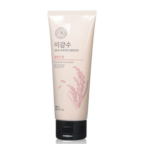 The face shop rice water bright foaming cleanser