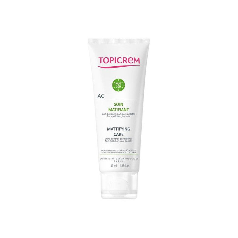 TOPICREM AC Soin Matifiant 40ml + gel nettoyant offert 75ml