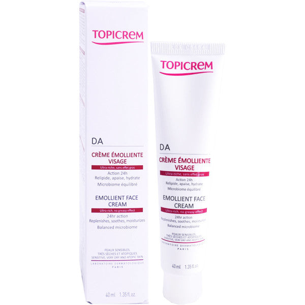 TOPICREM DA Crème émolliente visage 40ml