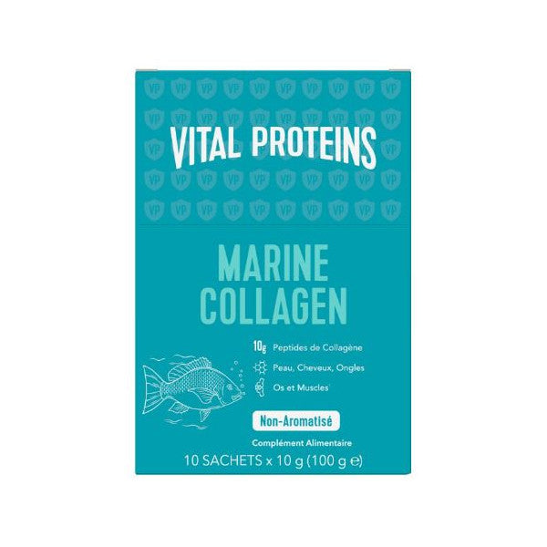 VITAL PROTEINS MARINE COLLAGEN 1O Sachets (10*10g) Non-Aromatisé